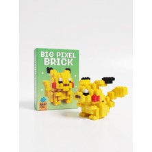 Brother Toys Big Pixel Brick Pikachu Pikaçu 444 Piksel 3D Yapboz Bricks Figür Yapı Oyuncağı