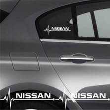 Ruselland Nissan Skystar Için Özel Yeni Uyumlu Aksesuar Oto Ritim Özel Yeni Sticker 2 Adet 20*9 cm