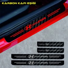 Ruselland Hyundai Getz Için Özel Yeni Uyumlu Aksesuar Oto Kapı Eşiği Özel Yeni Sticker Karbon 4 Adet
