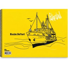 Umut Tokaç 34X48 My Lesson Pp Kapak Spiralli Resim Defteri 40 Yp. - 1 Adet
