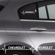 Ruselland Chevrolet Rezzo Için Özel Yeni Uyumlu Aksesuar Oto Ritim Özel Yeni Sticker 2 Adet 20*9 cm