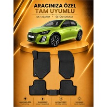 Premium Peugeot 208 2019 Sonrası Havuzlu Paspas