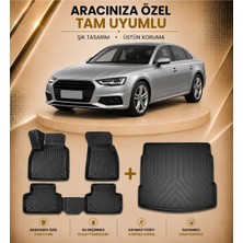 Audi A4 2008-2016 Sedan Havuzlu Paspas ve Bagaj Havuzu