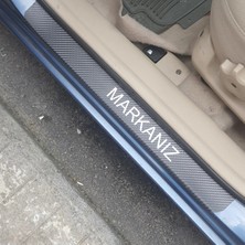 Ruselland Mitsubishi Space Wagon Uyumlu Bağaj ve Kapı Eşiği Karbon Sticker (Set)