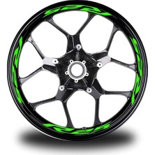 Ruselland R25 Yazılı 16LI Jant Içi Yazı Sticker Etiket