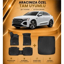 Audi Q8 E-Tron 2024 Sonrası Havuzlu Paspas ve Bagaj Havuzu