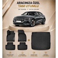 Audi E-Tron 2019-2023 Havuzlu Paspas ve Bagaj Havuzu