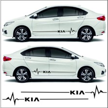 Ruselland Kia Rio Için Özel Yeni Uyumlu Aksesuar Yan Şerit Oto Ritim Özel Yeni Sticker