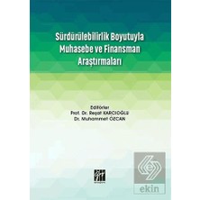 Gazi Kitabevi Sürdürülebilirlik Boyutuyla Muhasebe ve Finansman