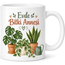 Dolozena Bitki Annesi Tasarımlı Porselen Kupa - Model 352