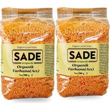 Sade Organik Sade Tarhana (Acı) 500 gr 2 Li Paket