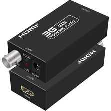 Keepro Sdı To HDMI Dönüştürücü Adaptör Mini 3g Hd Sdı HDMI Dönüştürücü