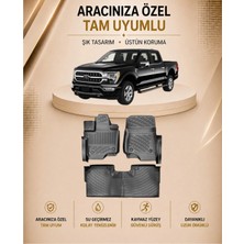 Ford F-150 2022 Sonrası Havuzlu Paspas | Lightning Halı Zemin/arka Katlanır Saklama Alan