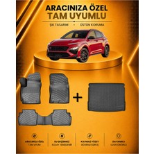 Hyundai Kona 2023 Sonrası Havuzlu Paspas ve Üst Bagaj Havuzu | Benzin/dizel
