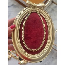 Esmeray Aksesuar Gold Renk Rodyum Kaplama Sıralı Pul Detaylı Kolye Uzunluk 40 Cm. 45 Cm.