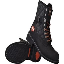 Harley Davidson 025M100031 New Worker Erkek Bot - Siyah Nubuk