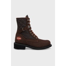 Harley Davidson 025M100031 New Worker Erkek Bot - Koyu Kahverengi Deri