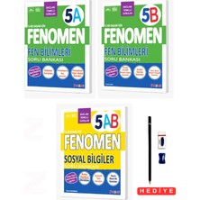 Fenomen Yayıncılık 2027 5.sınıf Fen Bilimleri Sosyal Bilgiler A-B Soru Bankası 3 Kitap Set Bağlam Temelli Sorular Türkiye Yüzyılı Maarif Modeline Uygundur Kalem Seti Hediyeli