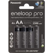 Panasonic Panasonıc Eneloop (4'lü 2500 Mah 1.2V) Aa Şarj Edilebilir Pil
