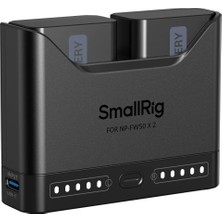 Smallrig 5488 NP-FW50 Fotoğraf Makinesi Için Turbo Pil Şarj  Kiti