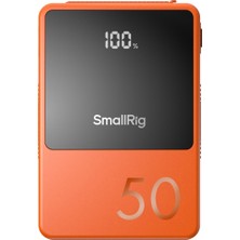 Smallrig 4871 VB50 Mini V Montajlı Pil (Turuncu)
