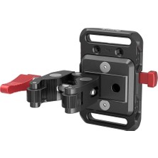 Smallrig 2989 Yengeç Şekilli Kelepçeli Mini V Montajlı Akü Plakası