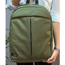 Str Store Unisex Smart Slim Laptop-Macbook Sırt Çantası (Haki)