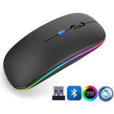 Epilons ZR215 CBA100 Rgb Siyah Şarjlı Mouse