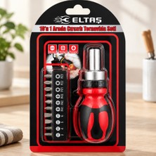 Str Store Cırcırlı Tornavida ve Bits Uçları - Silikon Saplı Manyetik Uç Tutucu