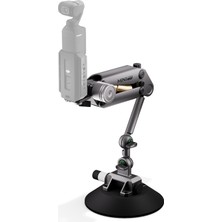Tilta HDA-T15-TG Hydra Alien Mini Araba Montaj Sistemi Djı Action 3/4 Djı Pocket 3 INSTA360 X4/x3 ve Khronos Ecosystem'li iPhone ile Uyumlu