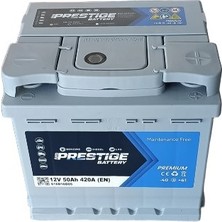 Ako Prestige 12V 50AH 420A Standart Kare Akü (Üretim TARIHI:2026)