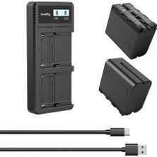 Smallrig 3823 NP-F970 Batarya ve Şarj Cihazı Kiti
