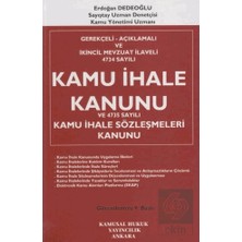 Kamusal Hukuk Yayıncılık Kamu Ihale Kanunu ve 4735 Sayılı Kamu Ihale Sözleş