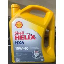 Shell Helix Hx6 10W-40 4 Litre Motor Yağı (Üretim Yılı: 2026)