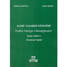 Yetkin Hukuk Yayınları Kamu Tasarım Yönetimi