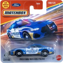 Matchbox 2025 Ford Mustang Police Mavi-Beyaz 1/64 Diecast Model Araba