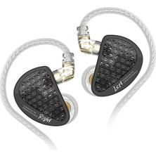 Kz AS16 Pro 16BA Dengeli Armatür In-Ear Monitör Kulak Içi Kulaklık (Türkiye Resmi Distribütöründen - 2 Yıl Garanti) Siyah-Type-C - Mikrofonlu