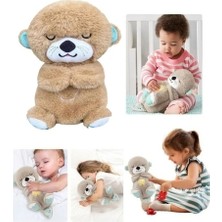 Mooie Baby's Nefes Alan Su Samuru - Uyku ve Oyun Arkadaşı, Rahatlatıcı Nefes Işık ve Melodi Özellikli Oyuncak
