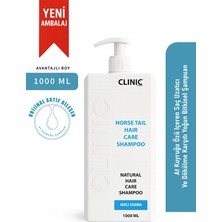 Clinic Professional Hızlı Saç Uzatma Şampuanı – At Kuyruğu – Kırkkilit Otu Özlü Organik ve Bitkisel Şampuan 1000 ml