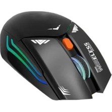 Blic Bwm1 Bluetooth & 2.4g Wireless Şarjlı Kablosuz Fare Rgb Aydınlatmalı 1600 Dpı Oyuncu Laptop Mouse