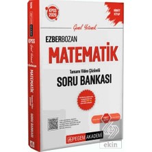 Pegem Akademi Yayıncılık 2026 Kpss Genel Yetenek Genel Kültür Ezberbozan Matematik Tamamı Video Çözümlü Soru Bankası