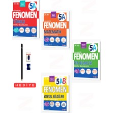 Fenomen Yayıncılık 2027 5.sınıf Türkçe Matematik  Fen Bilimleri  Sosyal Bilgiler A-B Soru Bankası 4 Kitap Set Bağlam Temelli Sorular Türkiye Yüzyılı Maarif Modeline Uygundur Kalem Seti Hediyeli