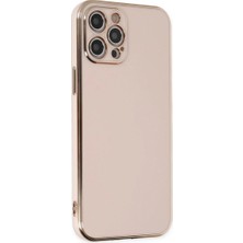 Apple iPhone 12 Pro Kılıf Volet Silikon - Pembe