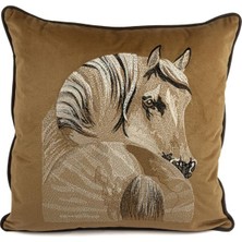 Mikasa Moor Pegasus 50X50 At Nakışlı Yastık