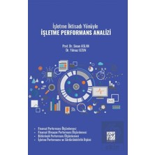 Gazi Kitabevi Işletme Iktisadı Yönüyle Işletme Performans Analizi