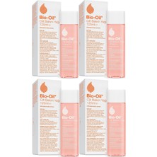 Bio-Oil Çatlak Oluşumunu Önleyici Cilt Bakım Yağı 125ML (Yeni Formül) (4 Lü Set)