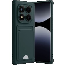Xiaomi Redmi Note 14 Pro 5g Kelvin Kartvizitli Silikon - Koyu Yeşil