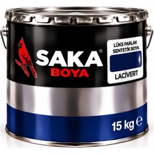 Saka Boya Lüks Parlak Sentetik Boya Lacivert 15 L