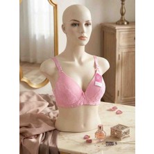 Toparlayıcı Balensiz Pembe Sütyen