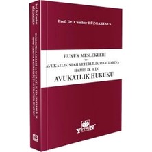 Yetkin Hukuk Yayınları Hukuk Meslekleri ve Avukatlık Stajı Yeterlilik Sınavlarına Hazırlık Için Avukatlık Hukuku